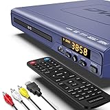 Reproductor de DVD para televisión con HDMI, para Smart TV, Reproductor de DVD USB - Morado