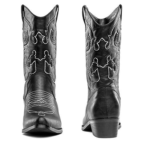 SheSole Cowboy Boots for Women Wide Calf Cowgirl Boots Western Boots Pointed Toe2