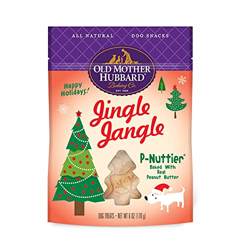Old Mother Hubbard Natural Jingle Jangle P-Nuttier Treats, 6-Ounce Bag