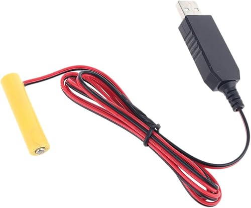 Miniatura 4 de KHIOPNT LR03 AAA Eliminador de Batería 1M Cable de alimentación USB Reemplazar 1 a 4pcs AAA Batería (1.5V)