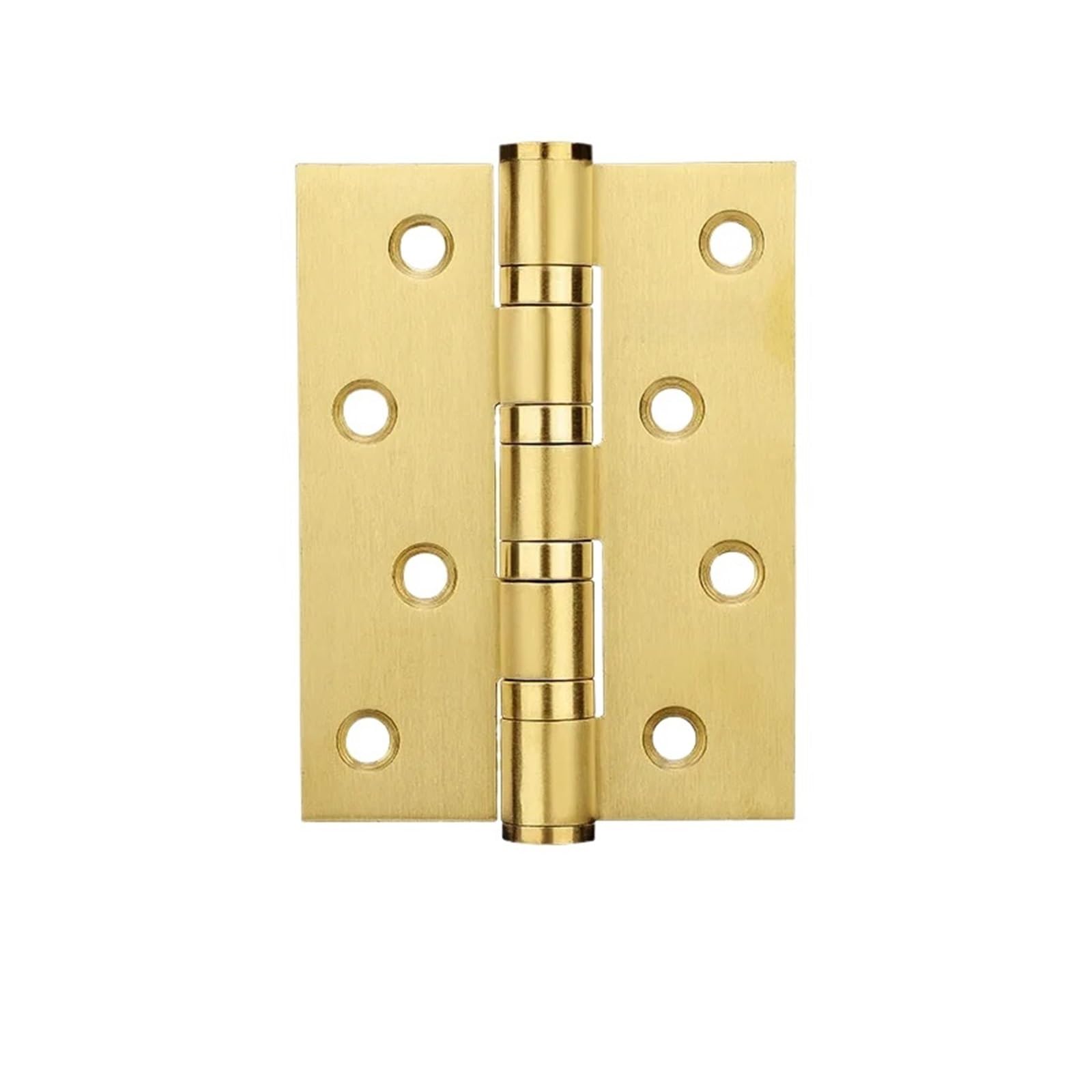 Pjfcewfdgx Brushed Gold 4-Inch Thickened Flat Stainless Steel Door Hinge