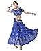 Produktbild Grouptap Bollywood blau indische Frauen Damen Phantasie Anarkali Salwar Kameez Kleid arabische Prinzessin Bauchtanz Rock Outfits Kostüm (Blau, 150-170 cm, 45-70 kg)