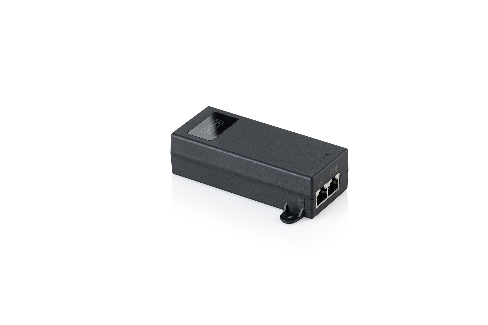DIGITUS DN-95104-1 – Injecteur Gigabit PoE++ – Puissance de Sortie 60 W – Norme 802.3bt PoE++ – 1 Gbit/s – Entrée et Sortie RJ45 – Portée 100 m – Noir