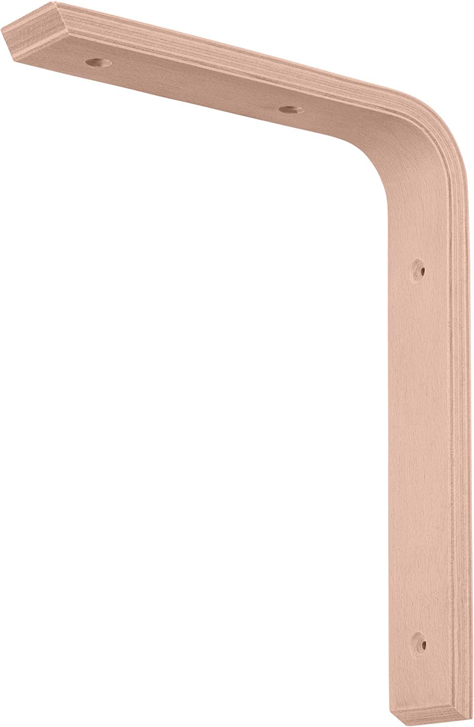 Gedotec COUNTRY - Console in legno di faggio, 150 x 100 mm, 2 pezzi, adatto per librerie