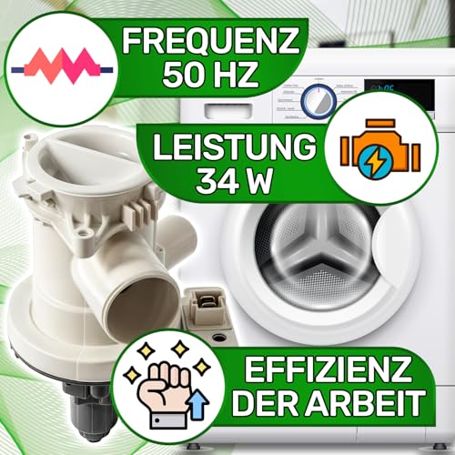 Ablaufpumpe Laugenpumpe Waschmaschinen 220/240V 0,33A mit Originalcode 2863201400 2840940100 2840940200 für Arcelik für Beko - Garantie 5 Jahre - ONIX TECH