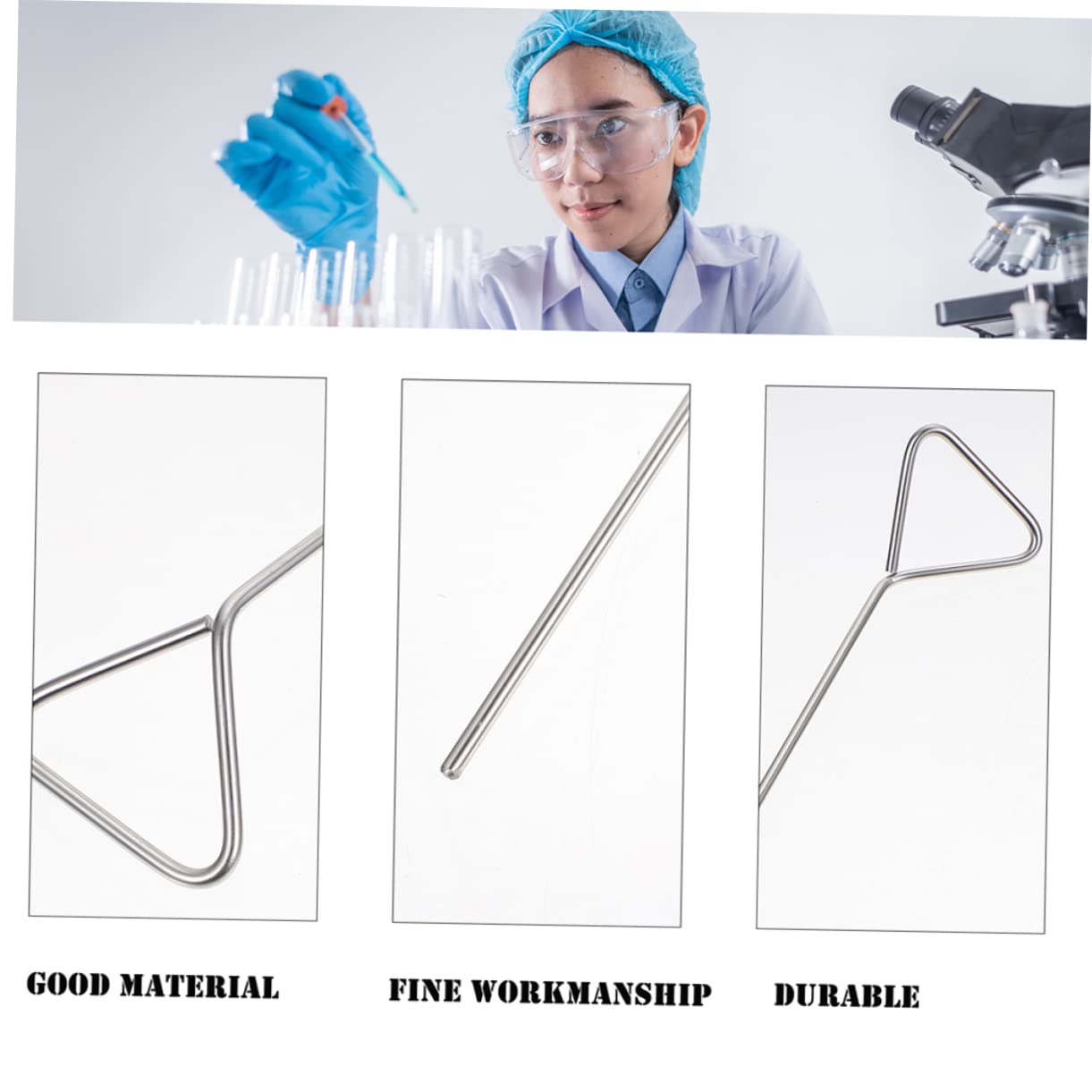Cabilock 4 Set Spatole Per Cellule Inossidabile Utensili Pratici Per Laboratorio Design Leggero E Superficie Liscia Per Stesura Uniforme 5 Pezzi*4