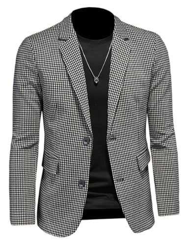Blazer de costume d'affaires homme veste de bureau deux boutons chic