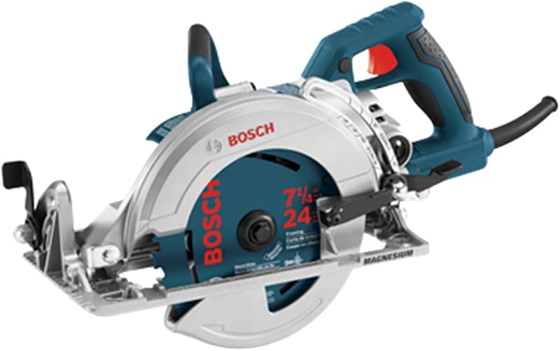 Sierra circular sinfín Bosch CSW41 de 7-1/4 pulgadas, azul