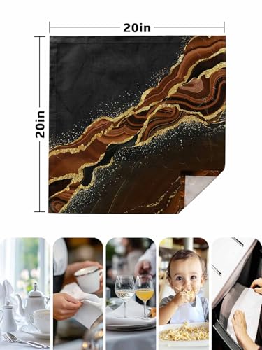 Servilletas de Tela Reutilizables 20x20 Inch Set 4 miniatura 3