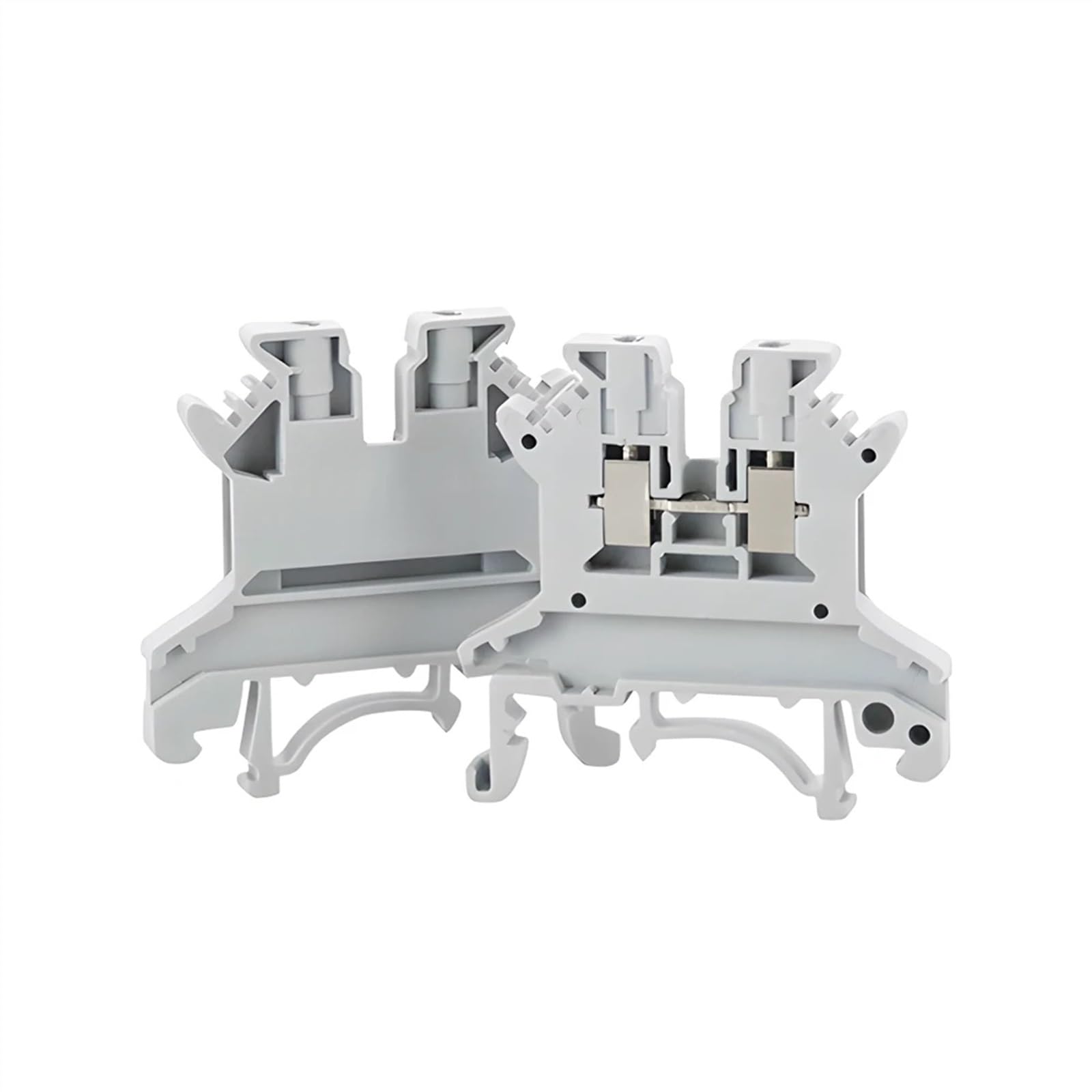 100 pièces UK-1.5N fil conducteur Din Rail bornier universel vis connexion fil connecteur bloc bornier bloc 16awg