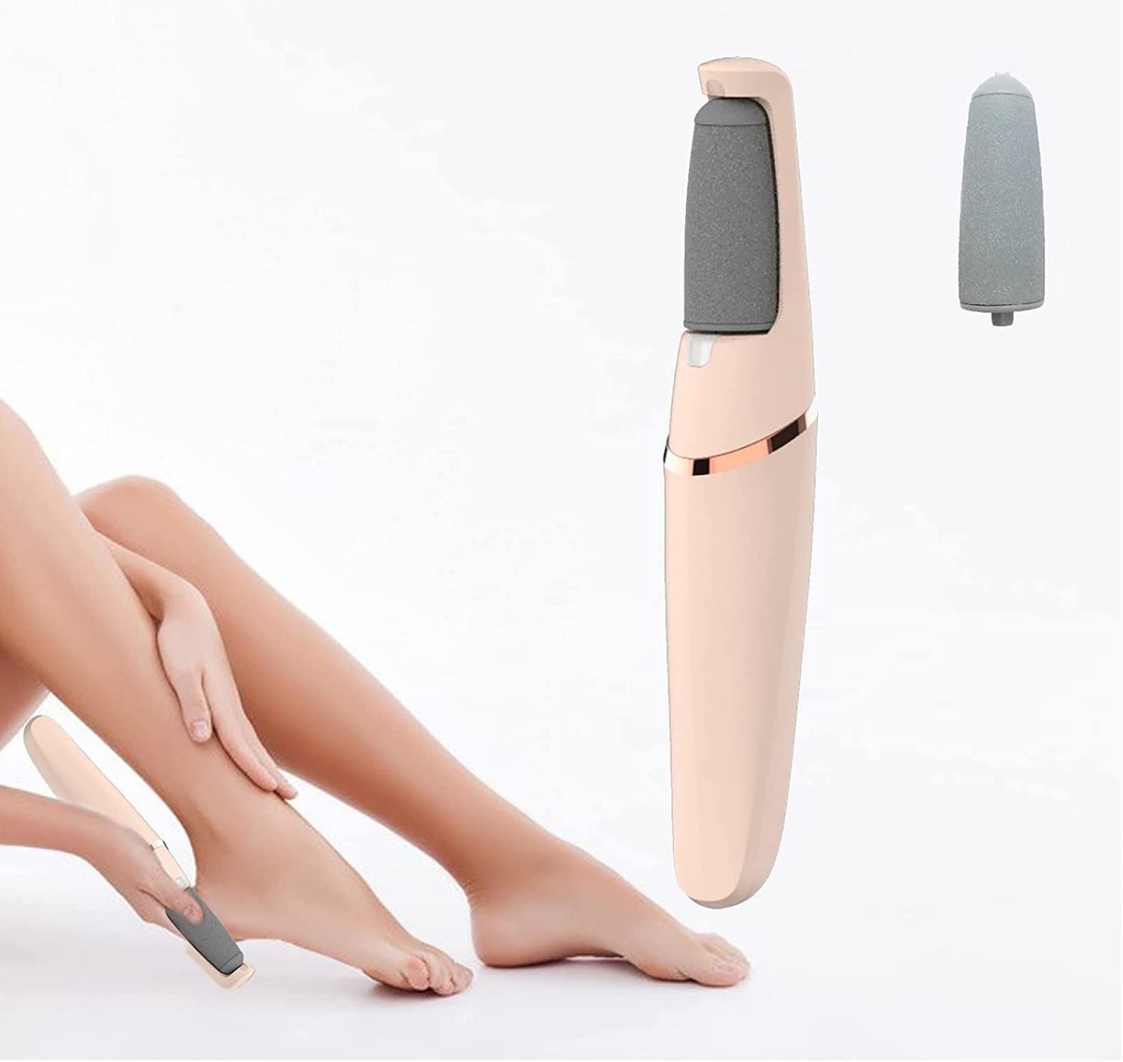 Dzhzuj Electric Foot Callus Remover Foot File Grind,rechargeable Foot Grinding Stone To Remove Dead Skin and Calluses,removes Dry Skin for Smoother Feet