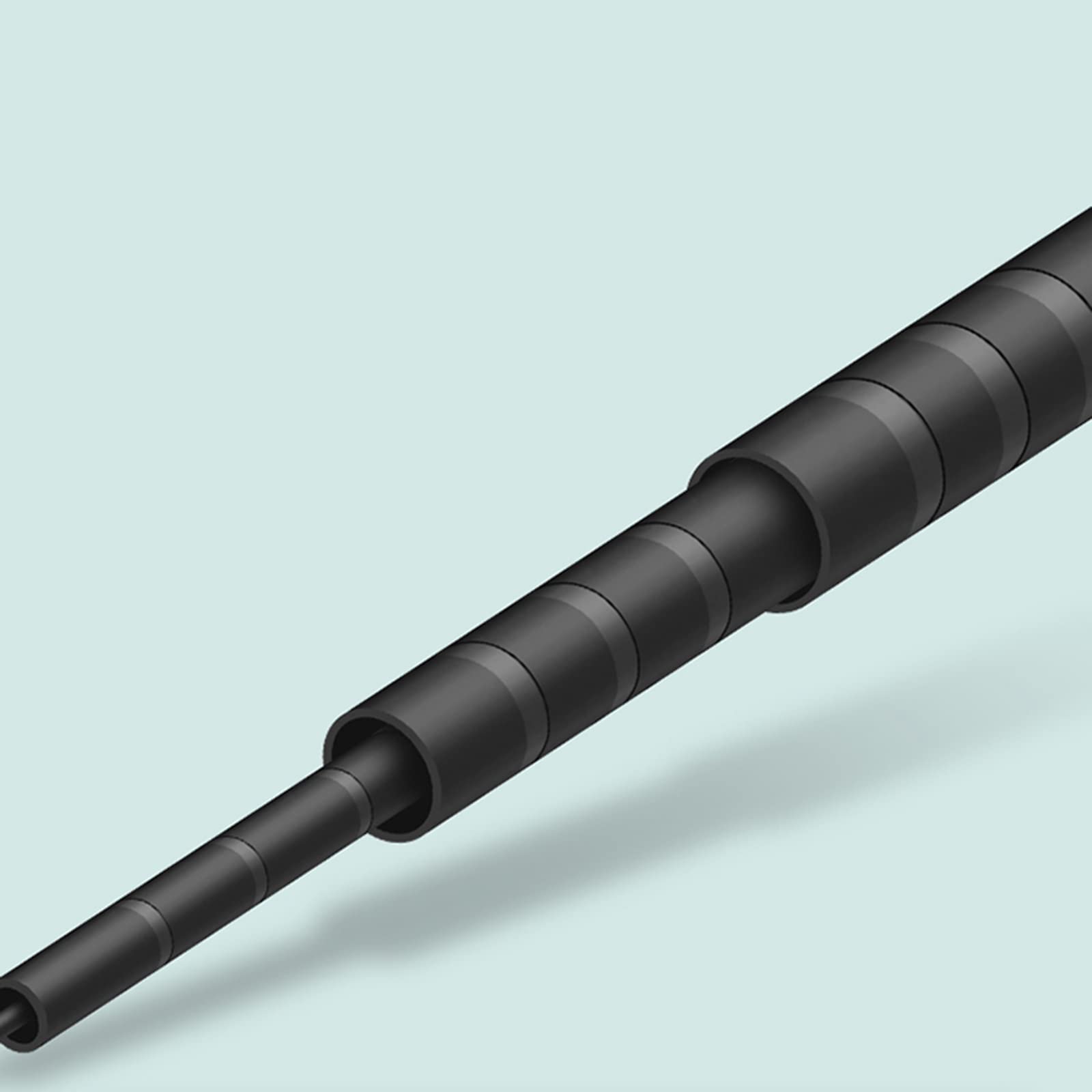 Viajar Caña de Pescar Carbono Ultraligera y ultradura 5H28, caña Ajustable, Juego Manual Kits de iniciación