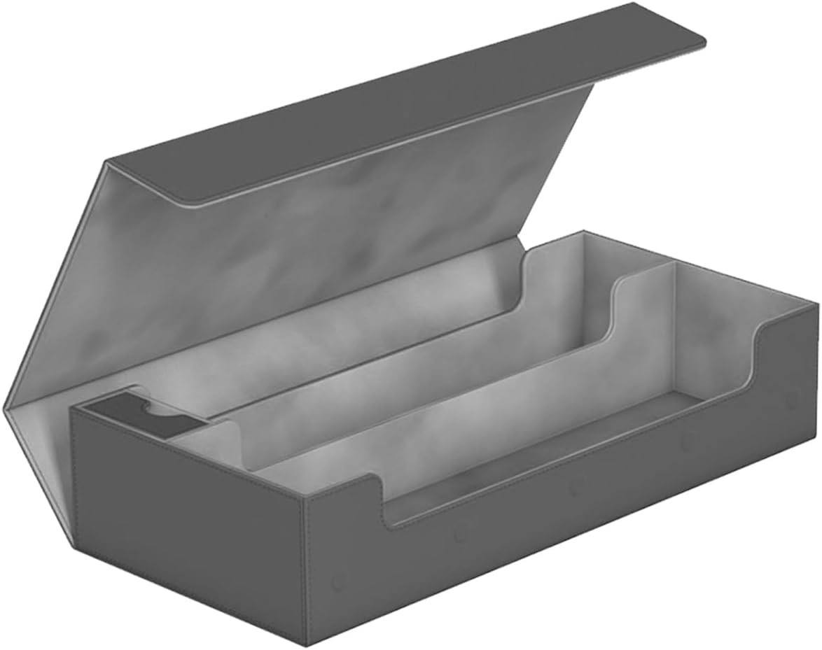 Pu レザーデッキカードボックスケースカード再生ストレージゲームストレージカード保護ボックス