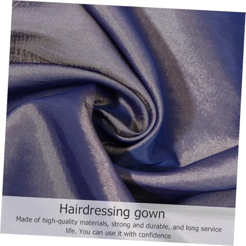 Ipetboom Delantal de Barbero y Bata de Salón para Corte de Cabello, Dama de Peluquería Gris Dorado de Alta Gama con Cobertura Protectora, Capa Profesional para Clientes de Spa en Salones y Barberías miniatura 3