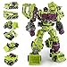 Transformers Toys, 6IN1 KO. Action Figure Robot Toys Gifts Devastator Transformation G1 Oversize 6 in 1 Bonecrusher Scrapper Haul Mixmaster Hook,Regalo di Compleanno (Color : Green)