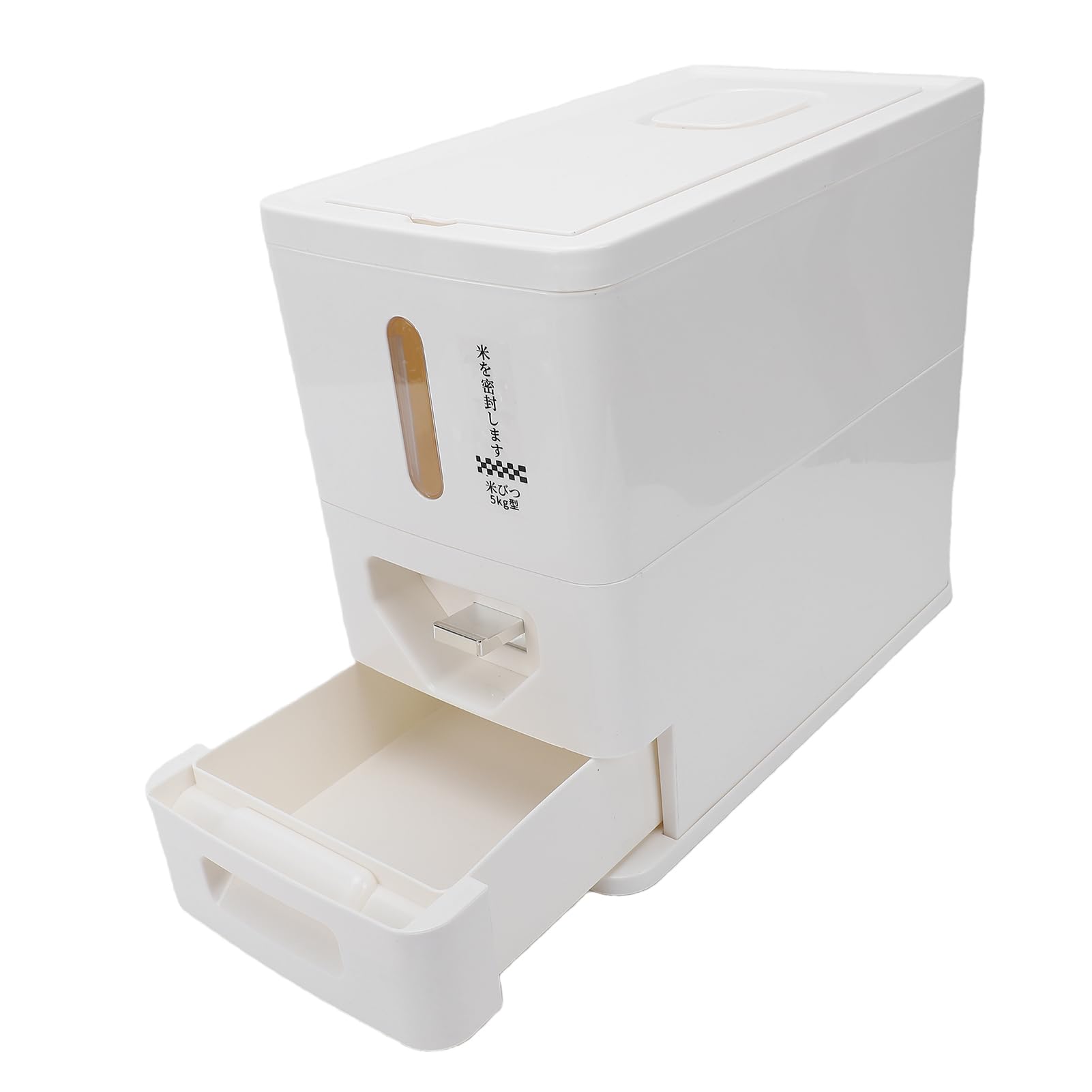 Akozon Contenitore per Riso con Tenuta Aria, Capacità 10L (S)