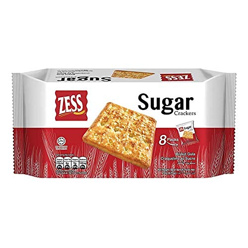 Zess Wheat Flour Snack Sandwich Crackers, Sugar, 180g