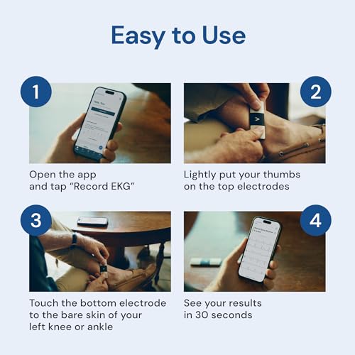 Image of KardiaMobile 6L Max EKG Monitor, Includes One-Year KardiaCare Membership, FDA-Cleared Heart Monitor, Medical-Grade Results in 30 Seconds, Unlimited Recordings, Works with Smartphones and Tablets
