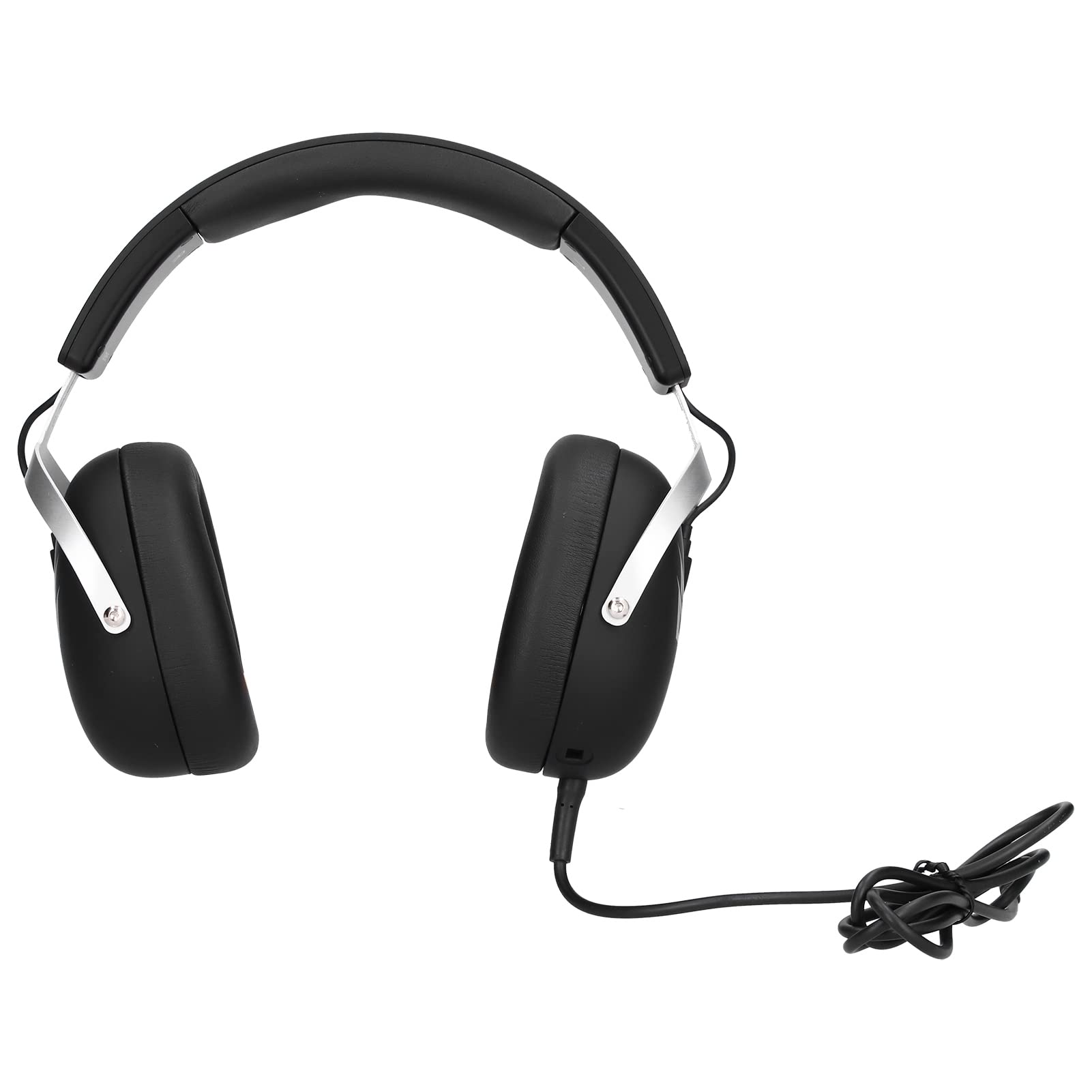Gamingowy Zestaw Słuchawkowy Nauszny z funkcją Clear Call i Trybem LOL/PUBG do Laptopa PC, Konstrukcja ze Szczotkowanego Metalu Zapewniająca Wygodne Noszenie
