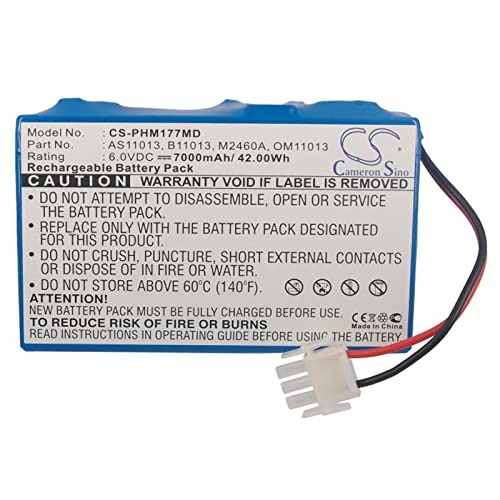 Batteria di ricambio 7000mAh per HP 300PI, parte n.: AS11013, B11013, M2460A, OM11013