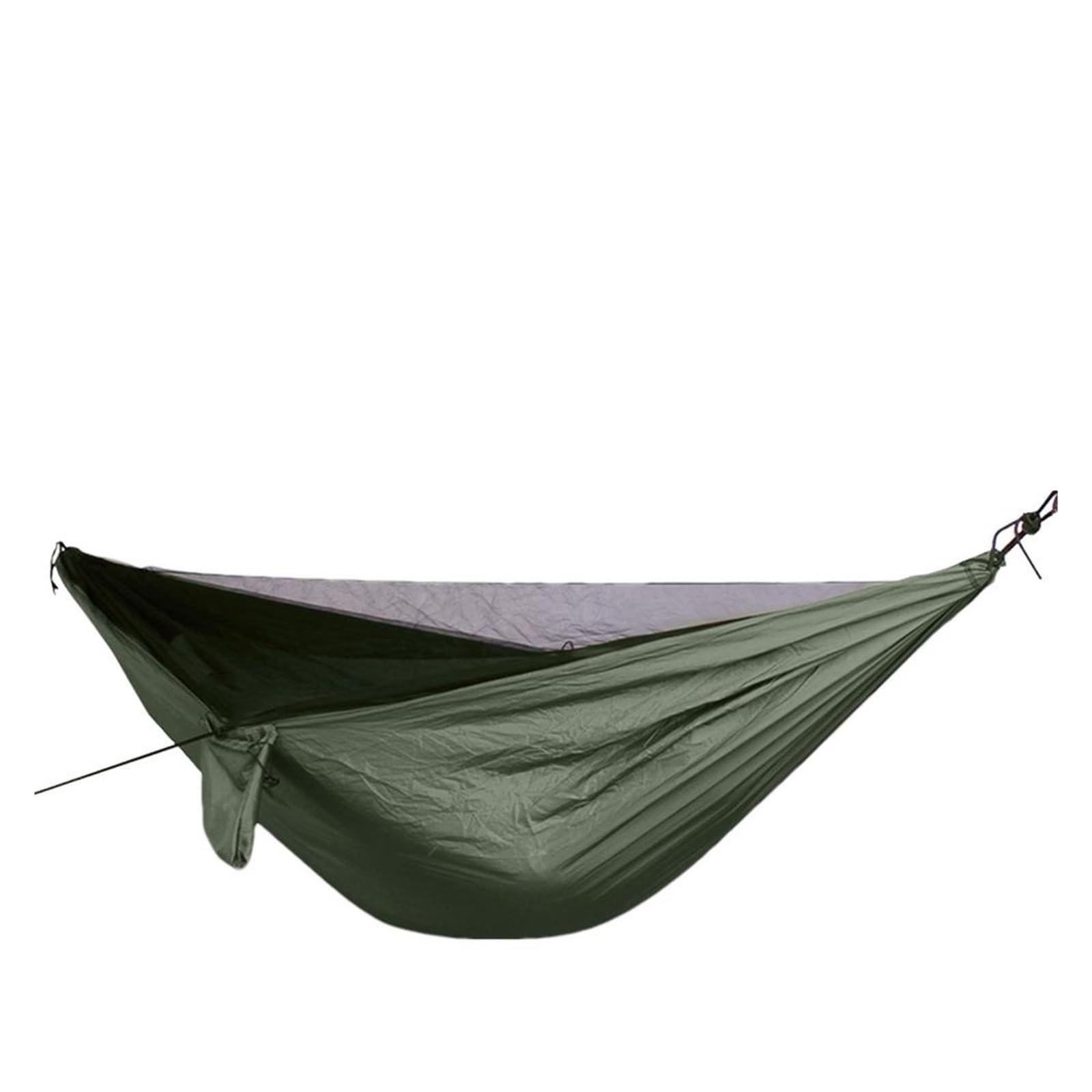 Hammocks, 2Pcs Hammock with Net Sleeping Netting for Travel Foldable Hammock with Fly Mesh for Outdoor Backpacking Backyard Hiking,for Outside(Green)