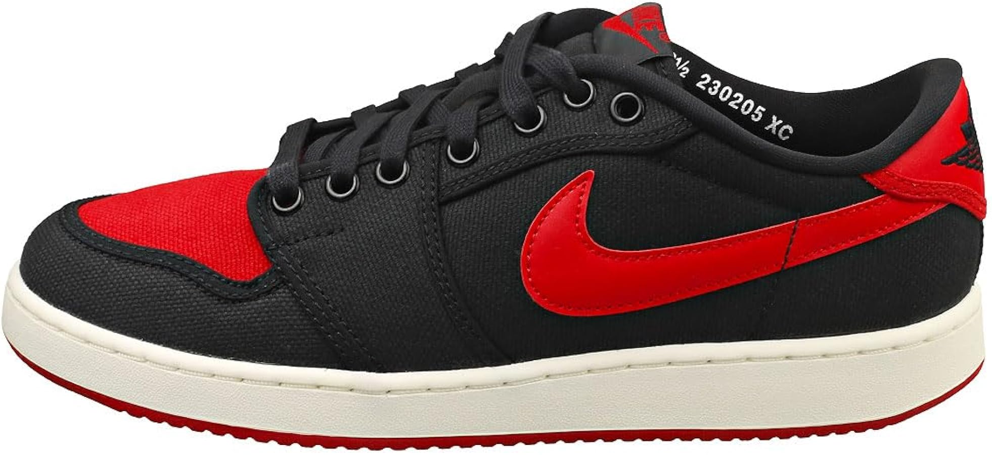 Amazon.com | Jordan Men's Nike AJKO 1 Low Black/Varsity Red-Sail