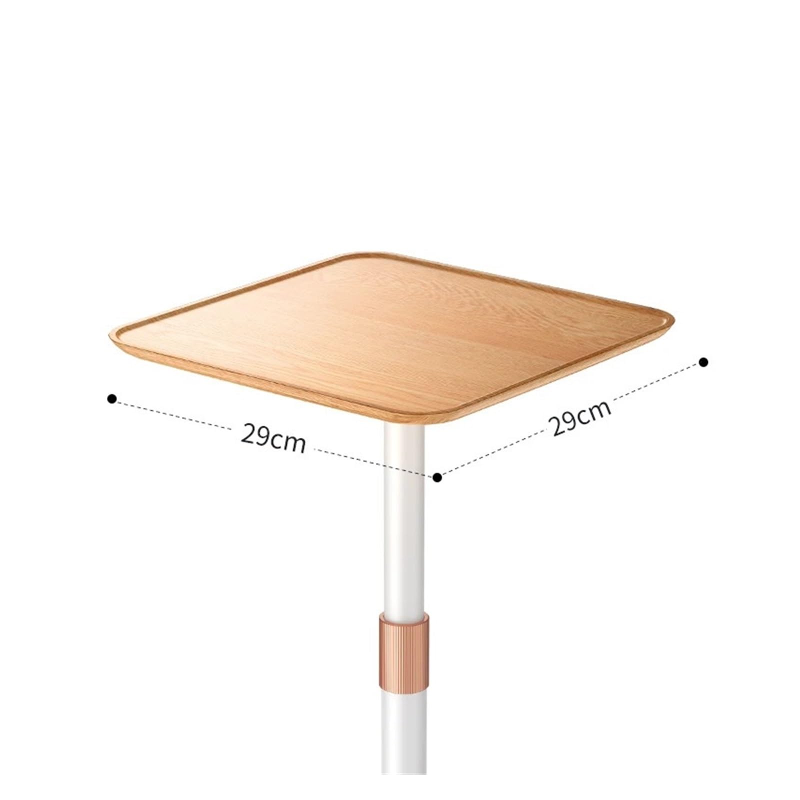 Soporte De Suelo Ajustable En Altura con Bandeja De Madera