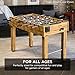 Best Choice Products 48in Competition Sized Foosball Table, Arcade Soccer Table for Home, Game Room, w/ 2 Balls, 2 Cup Holders - Walnut
