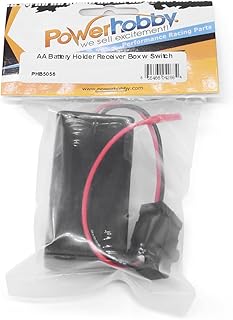 Powerhobby AA Battery Holder Receiver Box w ON/Off Switch