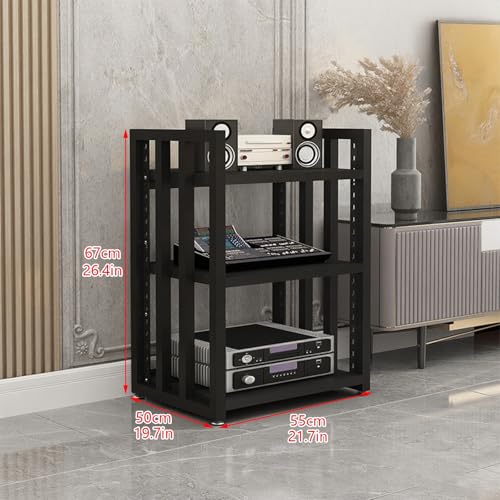 Meuble de rangement multimédia pour studio d'enregistrement et composants audio - 3