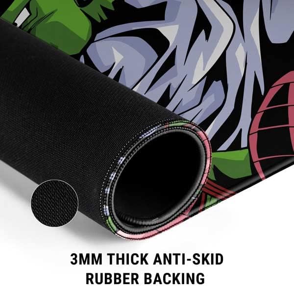 Skinit Large Gaming Mouse Pad - Officially Licensed Dragon Ball Super Piccolo Design with Stitched Edges, Waterproof, Non-Slip Rubber Base, Desk Mat for Keyboard & Mouse, 31.5" x 11.8" inches