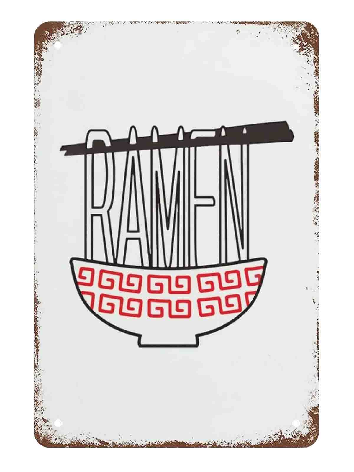 Amazon.co.jp: ブリキ看板 メタルプレート ラーメン 拉麺 金属