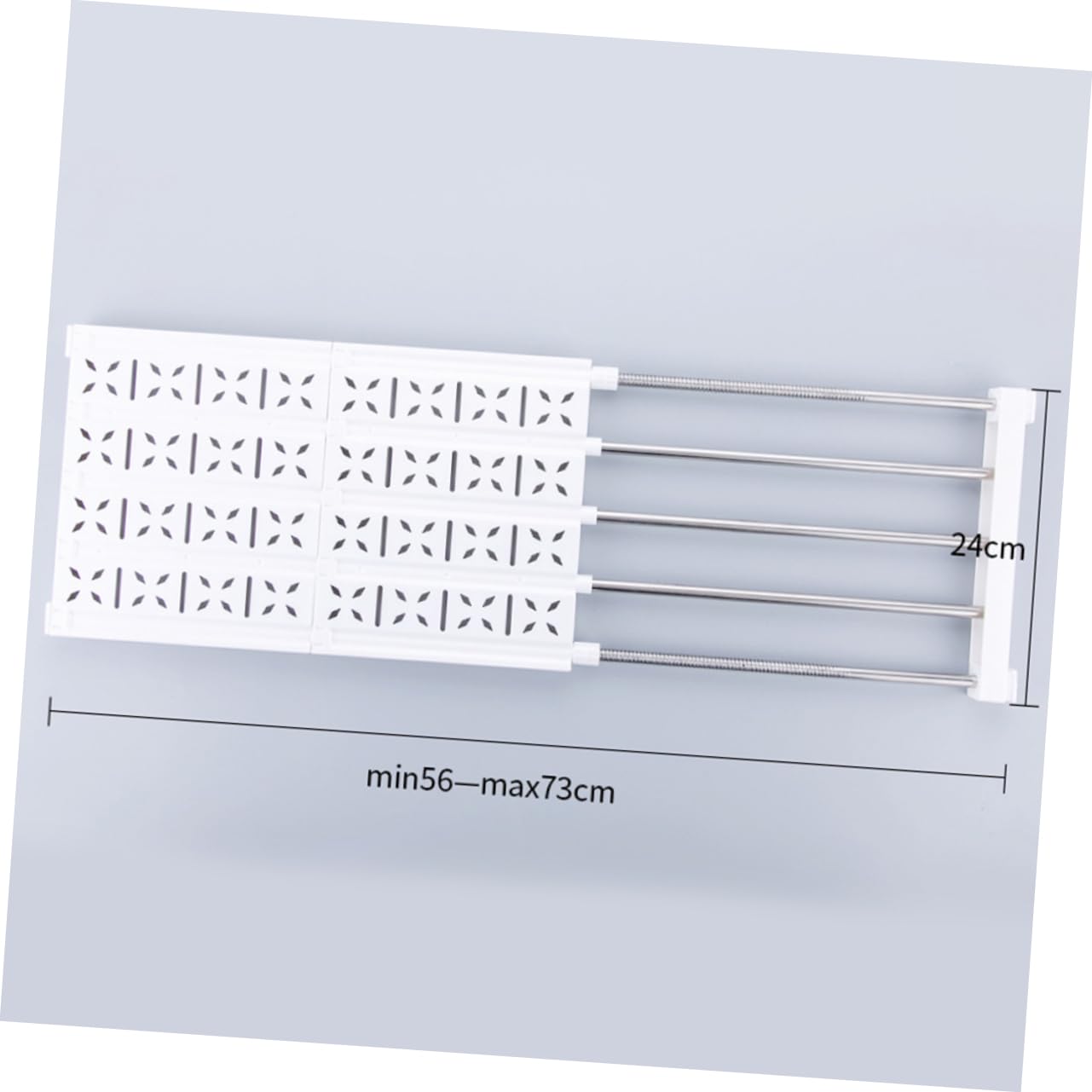 DECHOUS Space-Saving Closet Rack Installation Wardrobe Dividers Wire Shelves Storage Organization