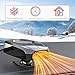 【2025 NEW】Portable Car Heater,2 in 1 Auto Car Heater, Fast Heating Defrost Defogger Cooling Car 12V Lighter Heater 60 Second Plug in Car Cig Lighter Demister, Car Fan Windshield Defroster (QH-N223)