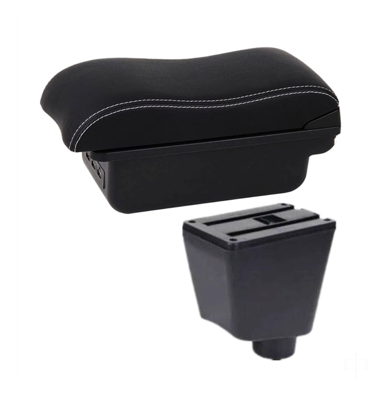 Car Armrest Storage Box For Captur and For Clio 4 2015-2018 Armrest Storage For Box with USB and Ashtray