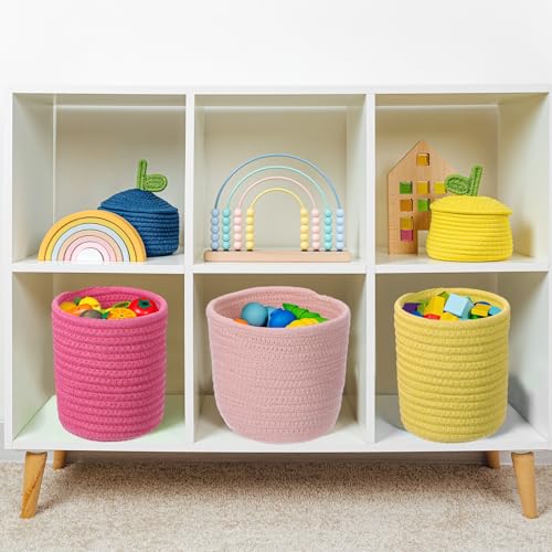 Panier de rangement en coton pour petits objets perdus