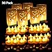 Produktbild SPECOOL 30 PCS Teelichter Flameless flammenlose Flackereffekt, elektrische-flackernde-batteriebetriebene Teelicht Kerzen
