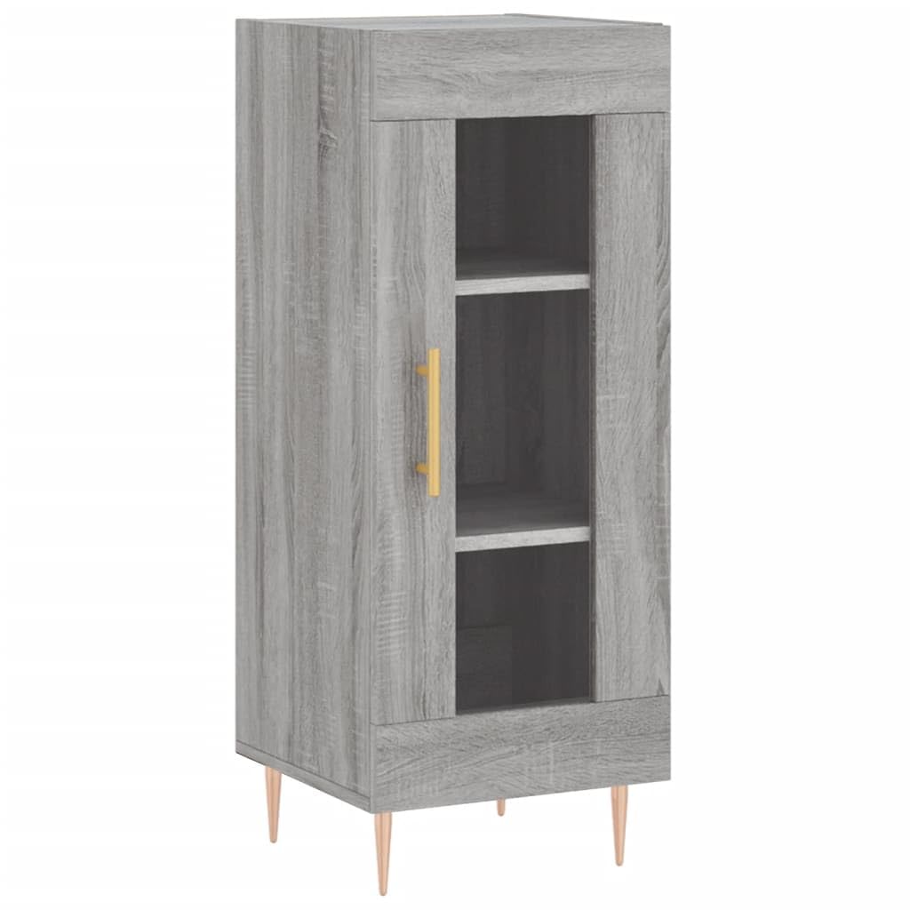 Armadio alto grigio Sonoma, 34,5 x 34 x 180 cm, in legno