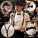 1920s Flapper Accessories Set for Women Men Roaring 20's Gatsby Gangster Men's Accessories with Formal Hat Headpiece for Party Supplies Dress Up Multicolor
