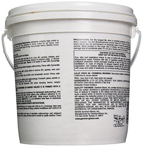 Gardner-Gibson 111 Non-Strippable Heavy-Duty Clay Wall Covering Adhesive