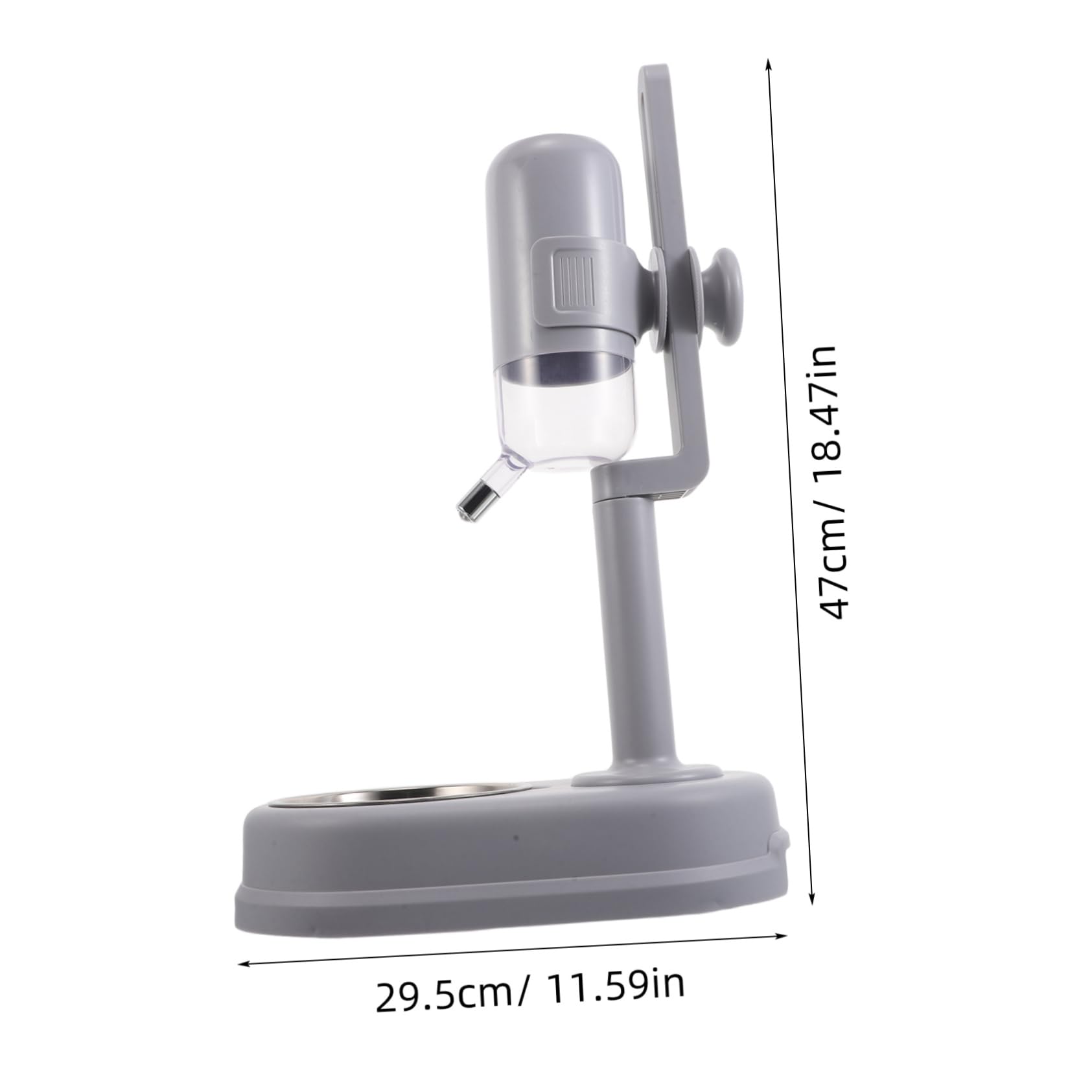 Abaodam Dual-use Pet Feeder Kitten Puppy Water Dispenser Auto Water Bowl Cat Dog Bowl Compact Feeding Station