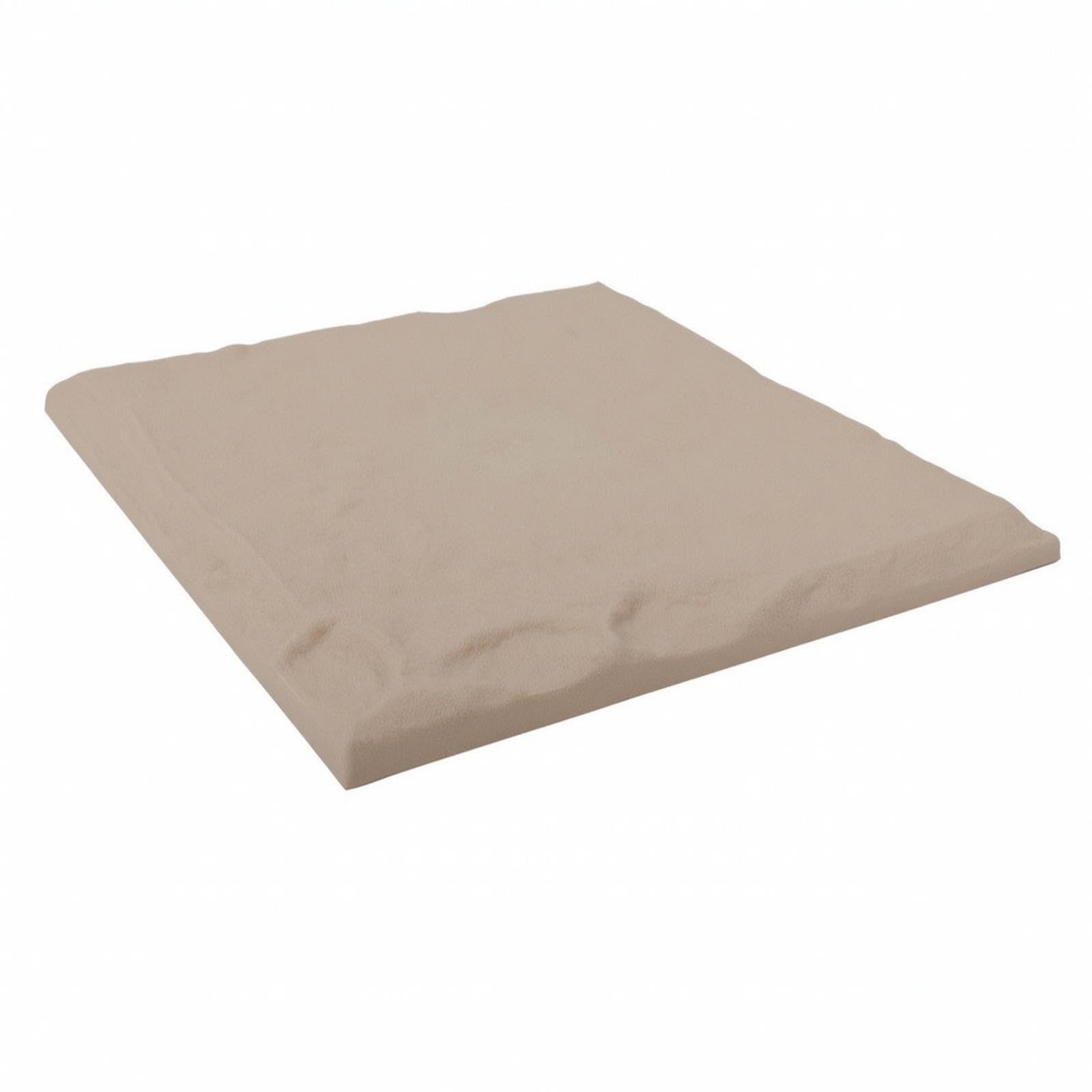 stable garden stepping stone with stakes | low-profile concrete slab, stepping stone with ground stakes, for courtyard beige square