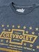 Chevrolet Yellow Stars & Stripes | Soft Touch Tee-xx-large Indigo Black Heather