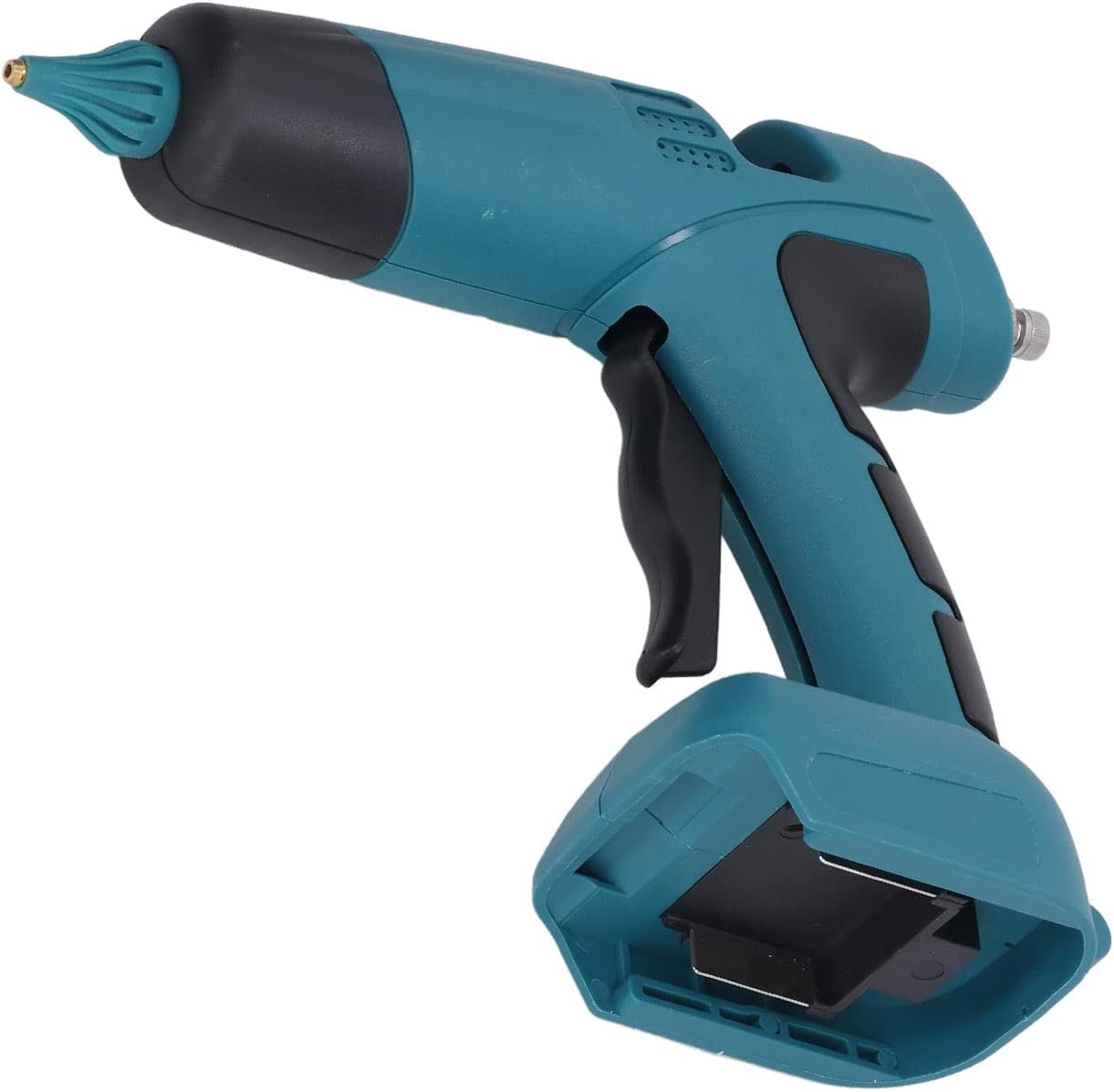 Fast Preheating 60W Cordless Hot Melt Glue Gun, for 18V lithium ion battery, Blue, Compatible with BL1815 BL1820 BL1530 Batteries, Ideal for DIY, Arts, Crafts
