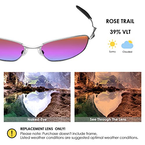 Image of BLAZERBUCK Anti-salt Polarized Replacement Lenses & Sock Kit for Oakley Whisker OO4141 Sunglass