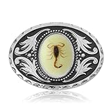 HUABOLA CALYN Vintage American Belt Buckle Men Western Cowboy Luminous Scorpion Belt Buckles for Women