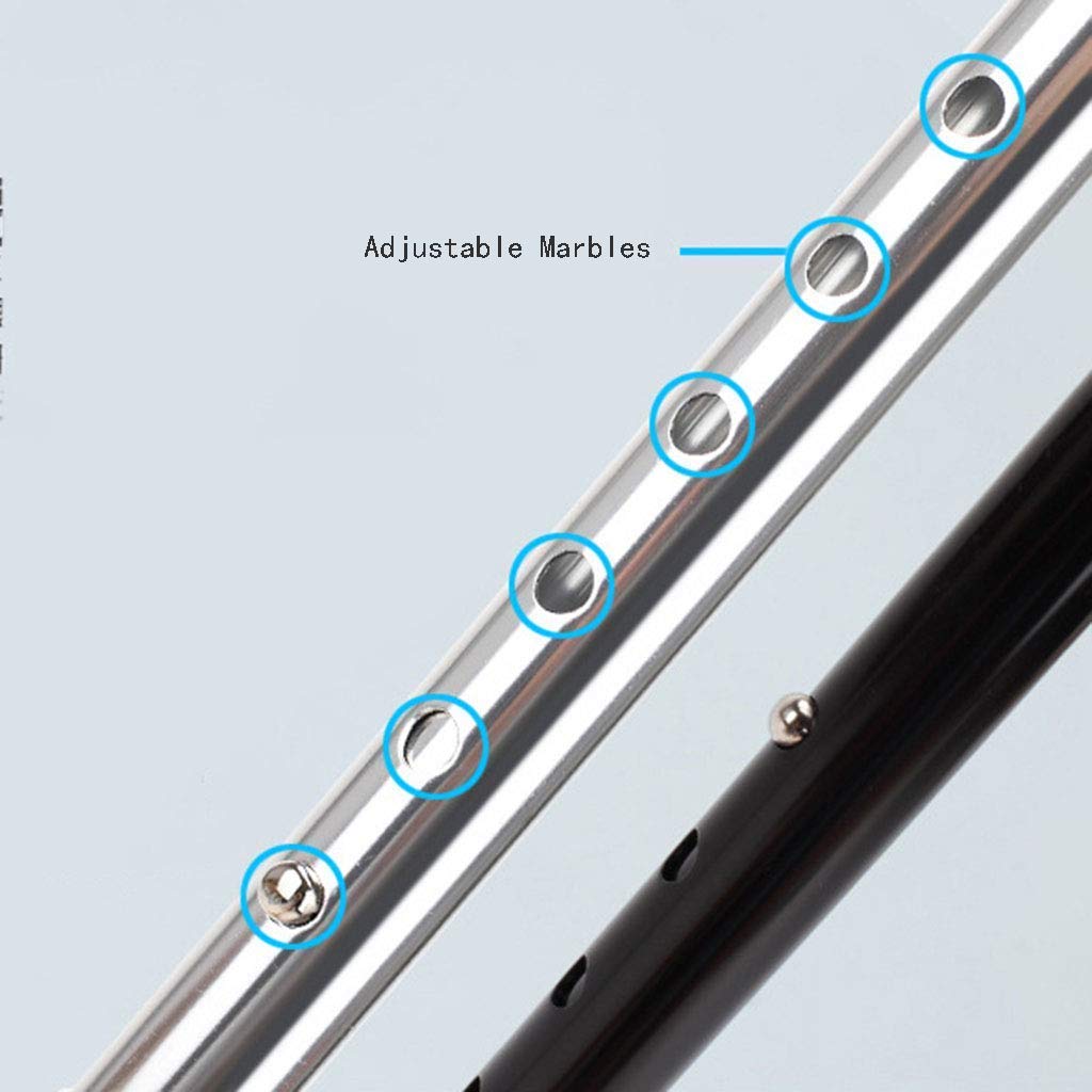 Kule przedramion do opieki zdrowotnej, regulowana pojedyncza laska z antypoślizgową końcówką i trwałą, zagęszczoną metalową ramą 1,2 mm, kula dla dorosłych, szara Interesting
