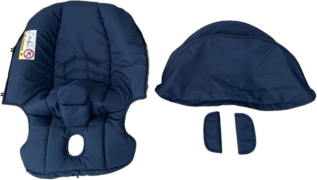 Stroller Changing Kit Clothes, Canopy Cover, Seat Cushion Compatible with Doona Car Seat Stroller (Navy Blue)