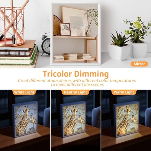 Espejo de tocador con luces para maquillarse sin sombras y decorar el dormitorio 7