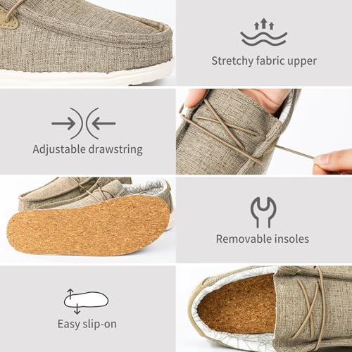 Image of Boys & Girls Slip-on Casual Loafer Kids Canvas Sneakers Toddler Walking Shoes Comfortable & Lightweight (Toddler /Little Kid)